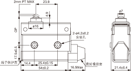 结构尺寸图 - AZ-7100