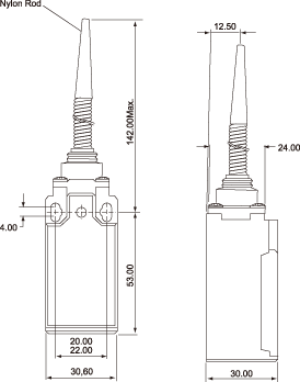 结构尺寸图 - SLS-171
