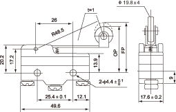 结构尺寸图 - SF-Z725