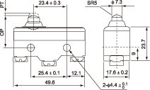 结构尺寸图 - TM-1306