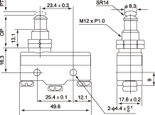 结构尺寸图 - TM-1307