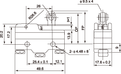 结构尺寸图 - TM-1704